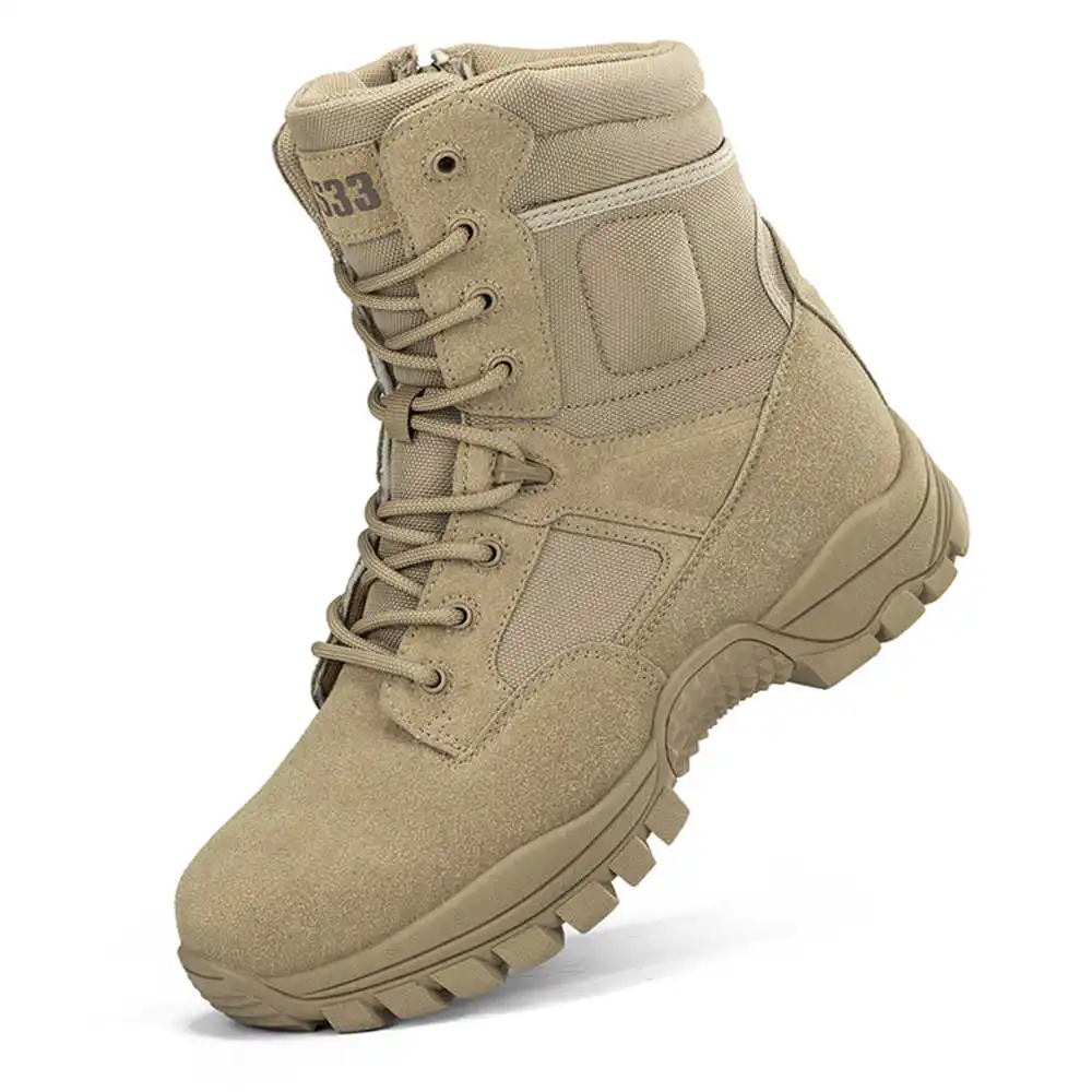 Streetwear Brand Cheap - Botas de caminhada de couro genuíno