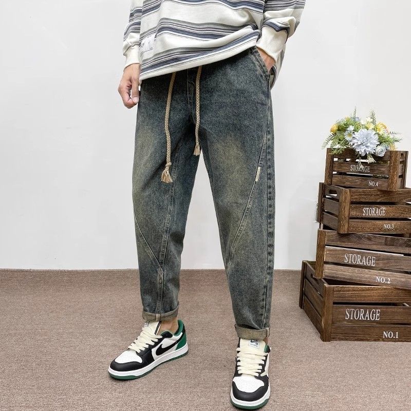 Streetwear Brand Denim - Calças Cargo Masculinas Harlan: Novidade de