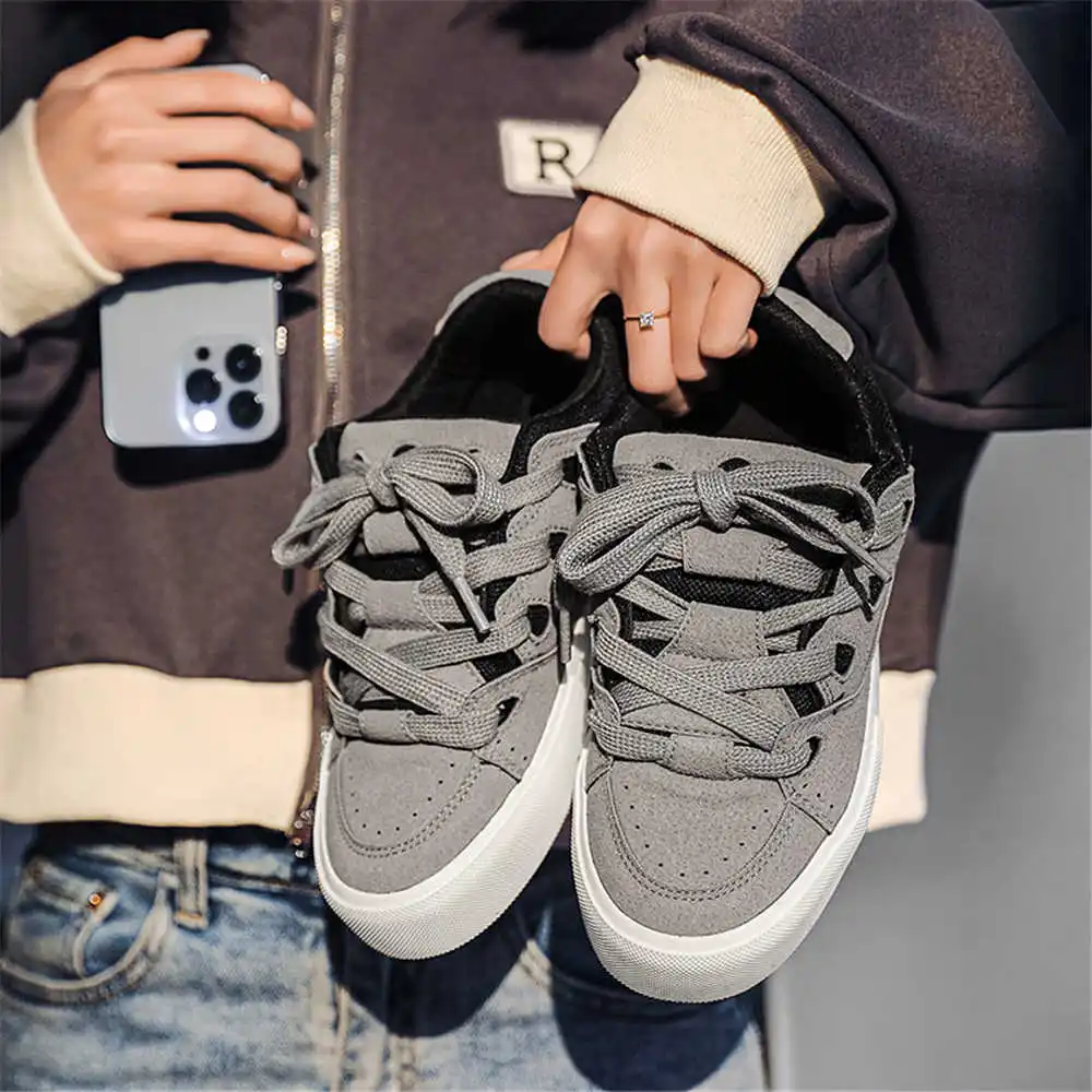 Streetwear Brand Cheap - Com laço hiphop sapatos escolares femininos