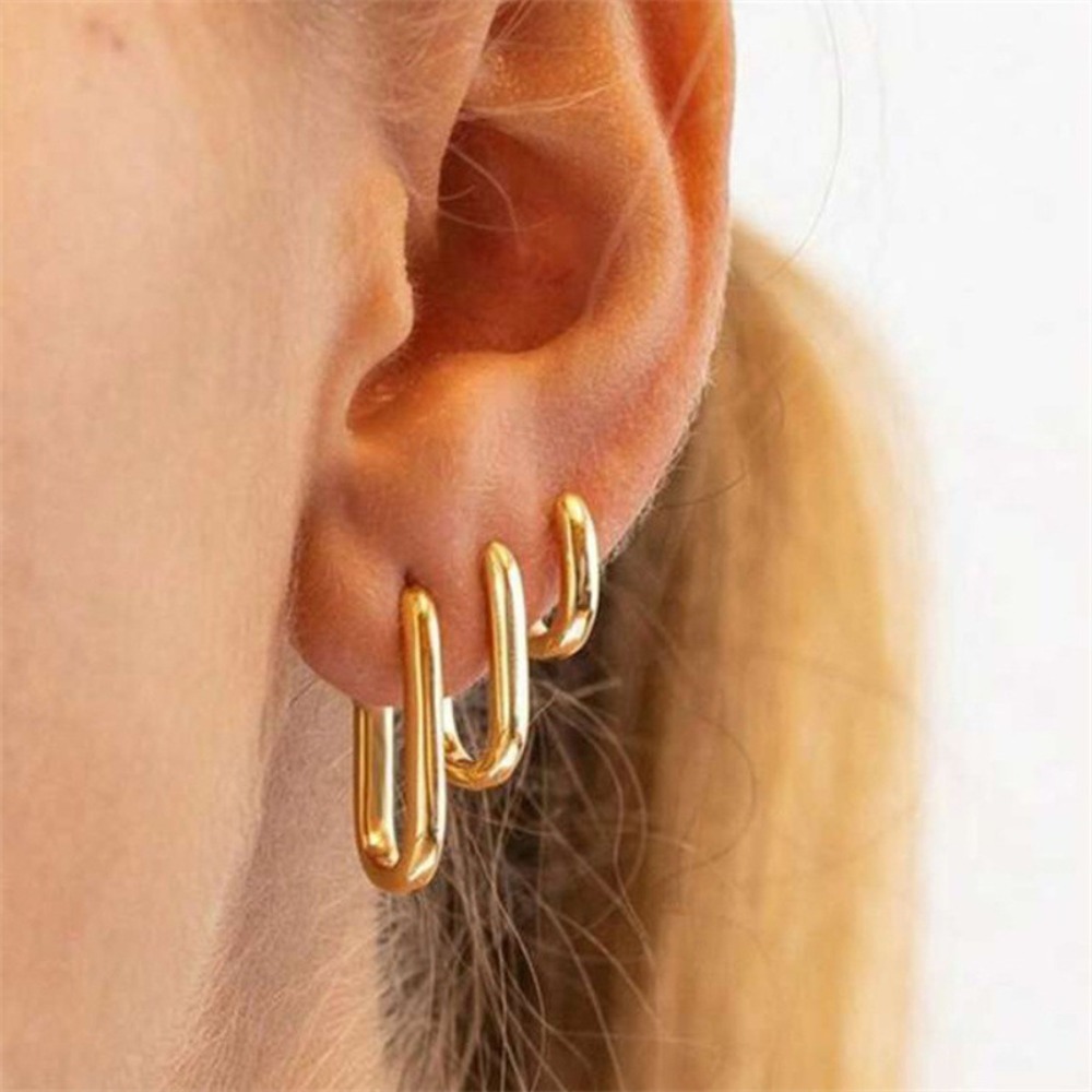 Streetwear Brand Accessories - 3 pçs estilo trocadilho geométrico elipse