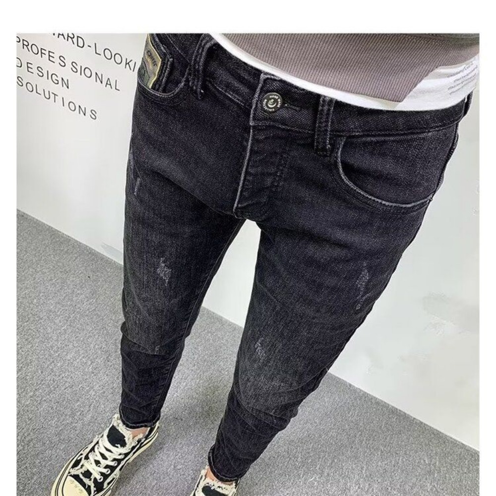 Jeans slim fit masculino, mono - Streetwear Brand Denim avaliação e preço