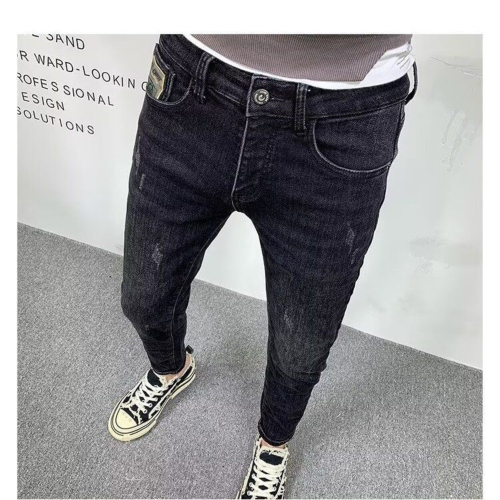 Jeans slim fit masculino, mono - Streetwear Brand Denim avaliação e preço