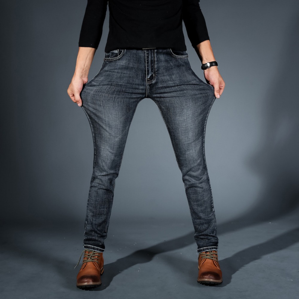 Moda minimalista estiramento j - Streetwear Brand Denim avaliação e preço