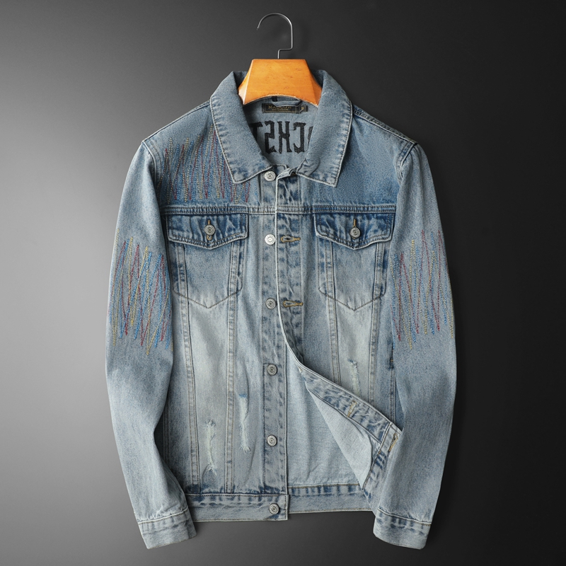 Marca vintage lavado denim jaq - Streetwear Brand Denim avaliação e preço