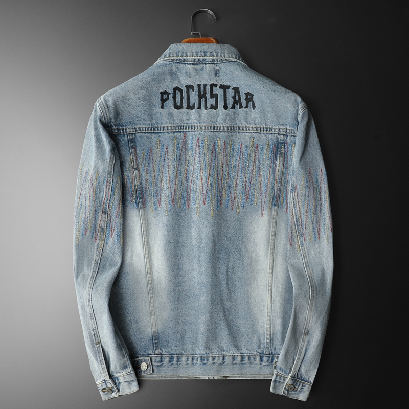 Marca vintage lavado denim jaq - Streetwear Brand Denim avaliação e preço