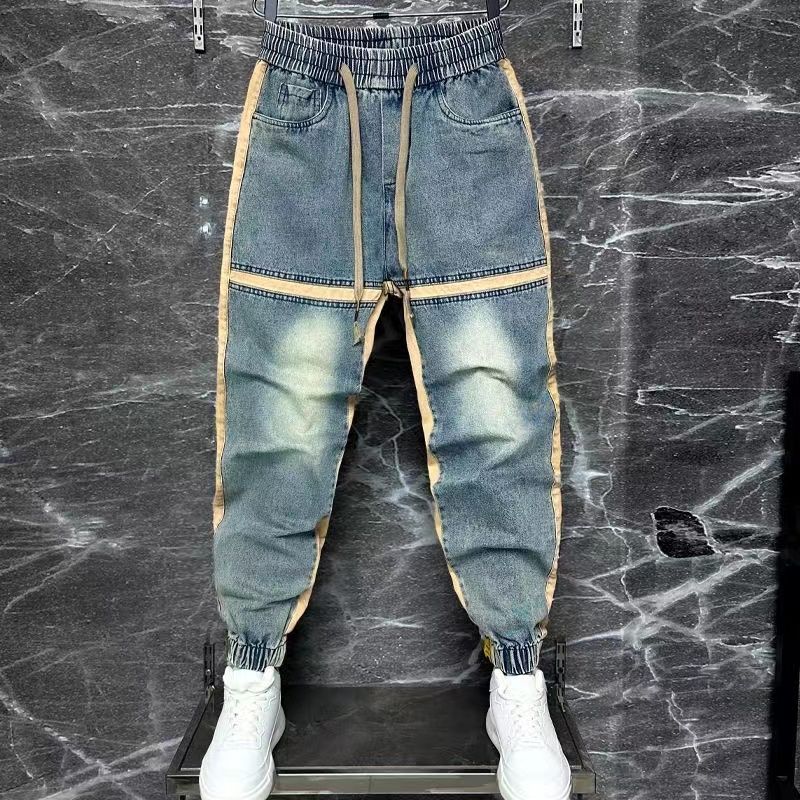 Calça jeans harém azul masculi - Streetwear Brand Denim avaliação e preço
