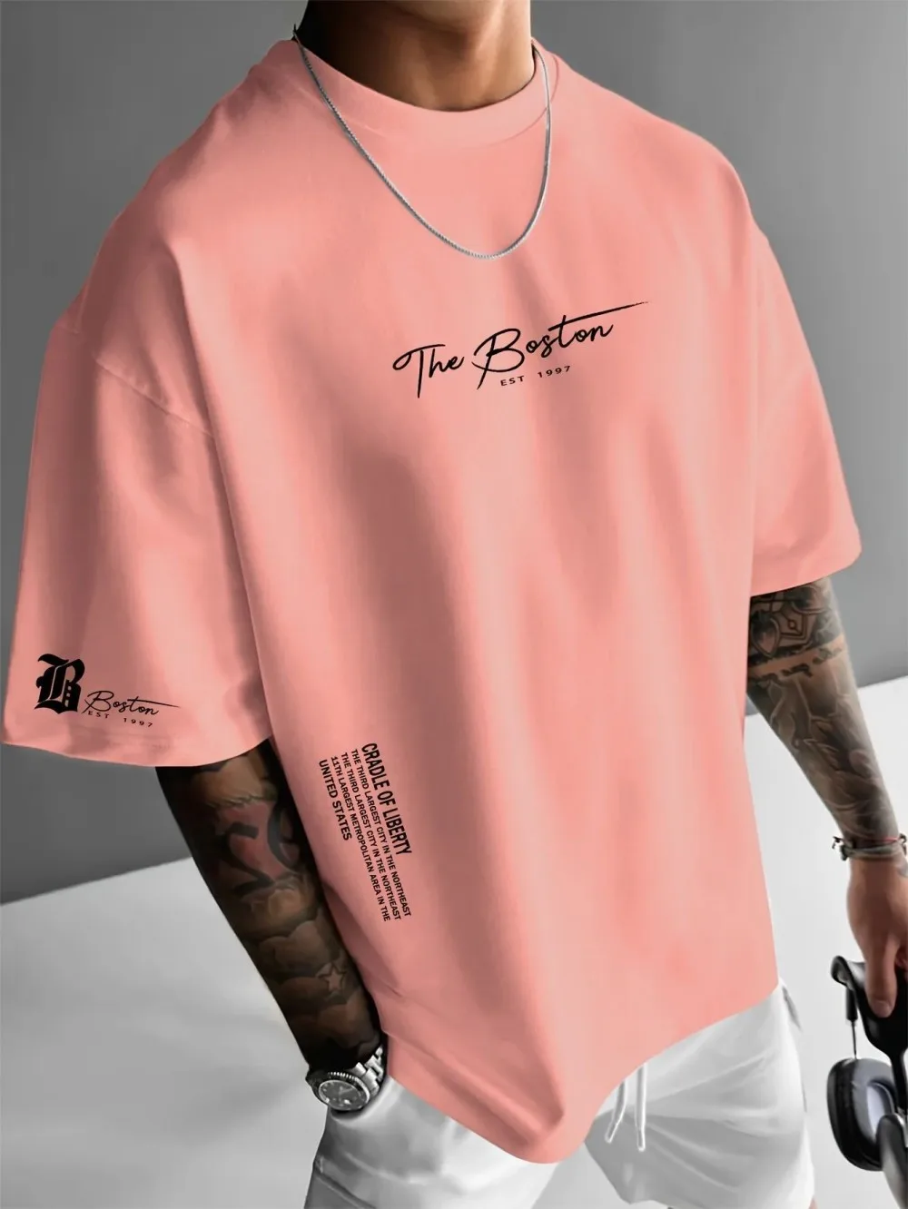 A mais recente camiseta mascul - Streetwear Brand Shirts avaliação e preço