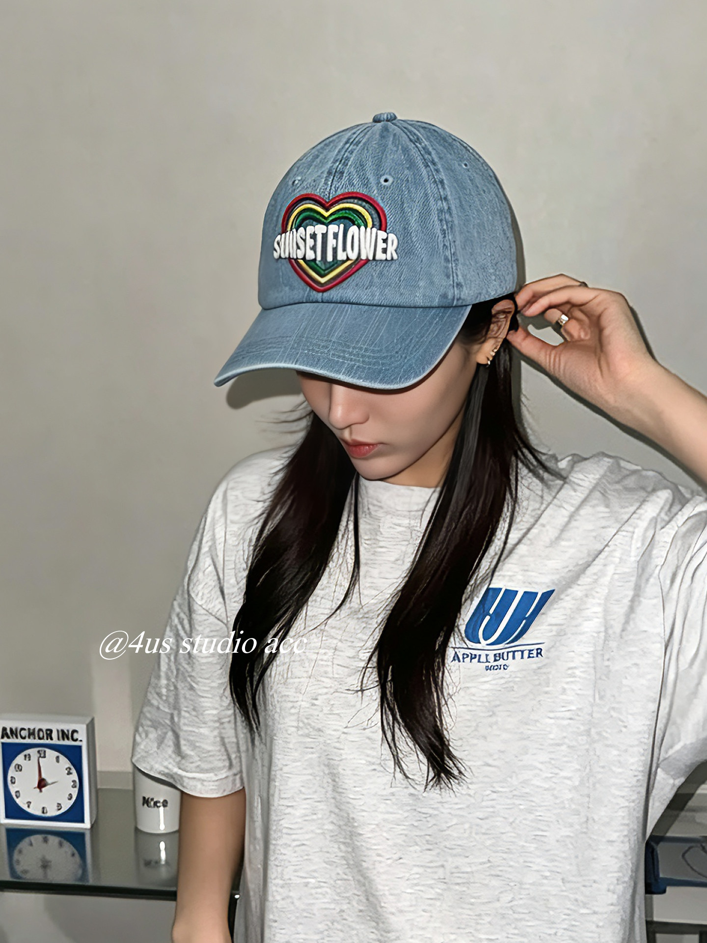 Boné de beisebol vintage borda - Streetwear Brand Denim avaliação e preço