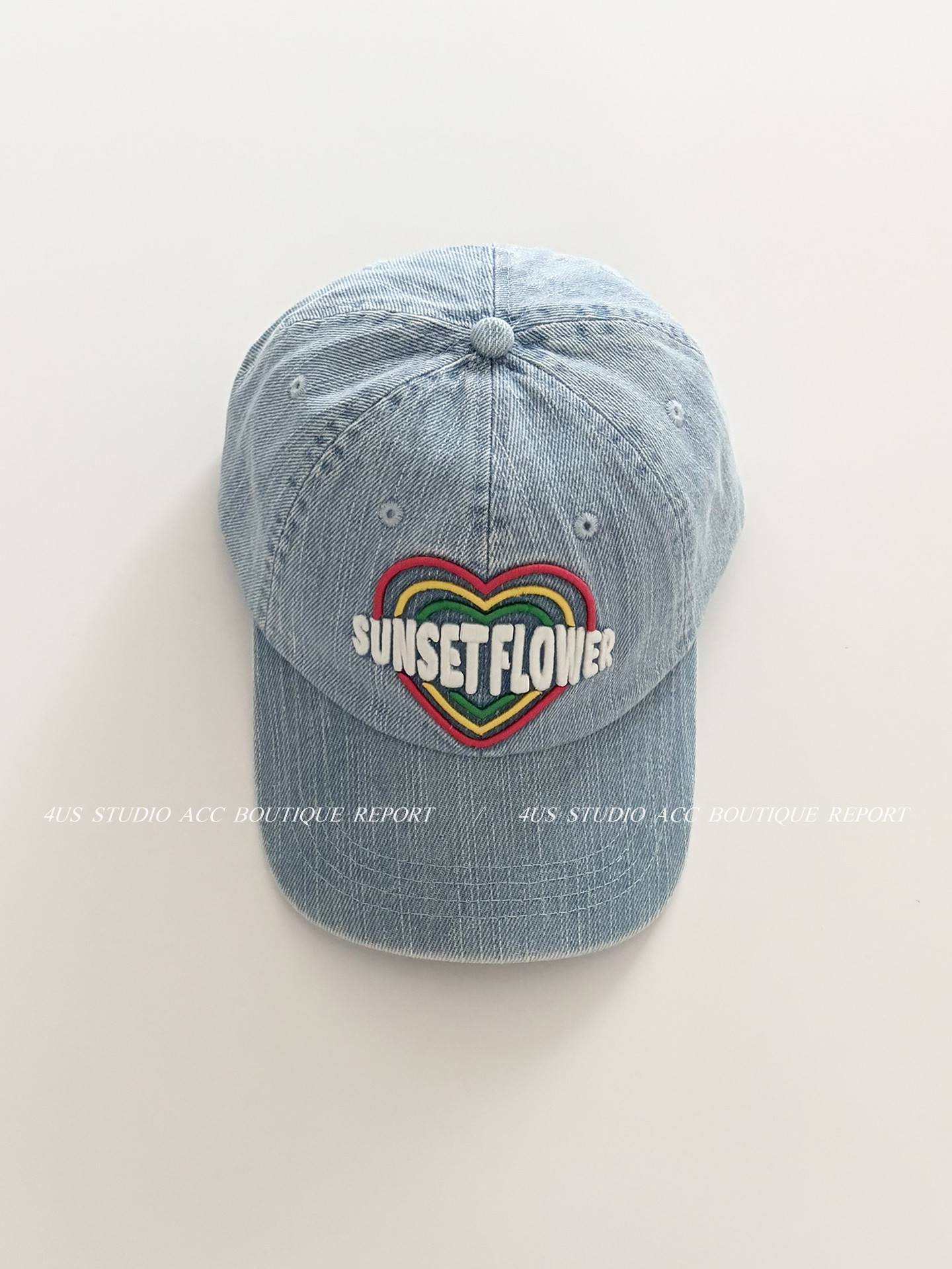 Boné de beisebol vintage borda - Streetwear Brand Denim avaliação e preço