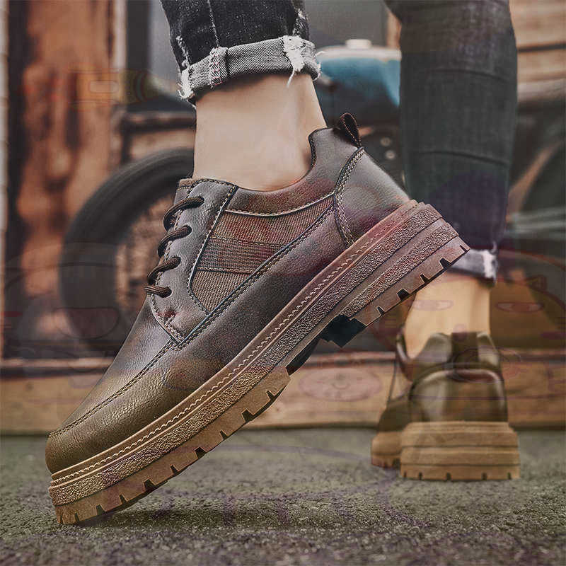 Escuro natural couro moda form - Streetwear Brand Cheap avaliação e preço