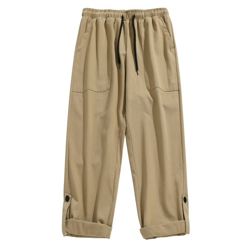 Calça reta de harém de carga m - Streetwear Brand For Men avaliação e preço