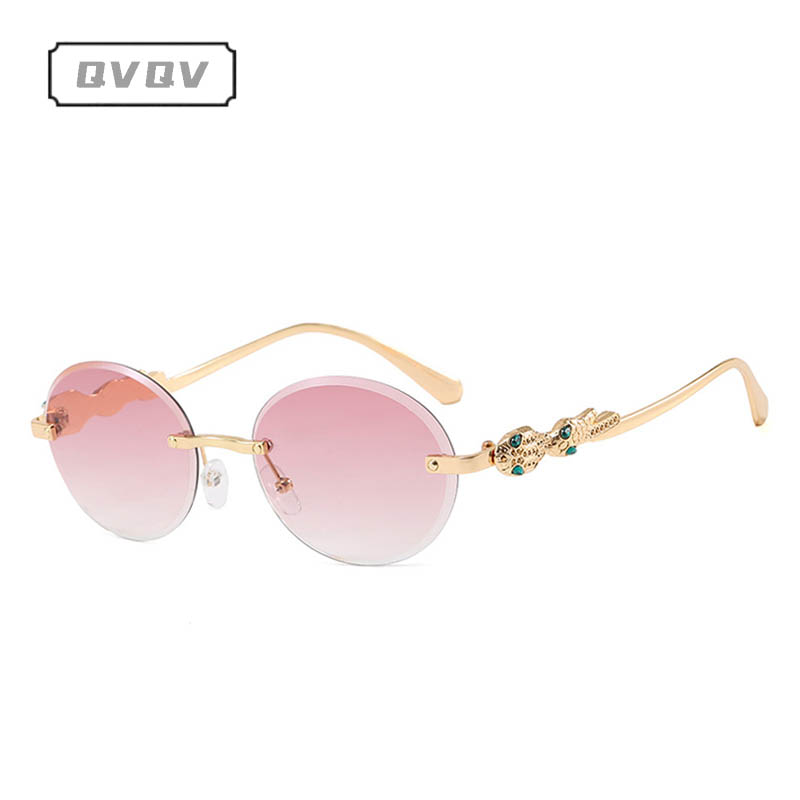 Óculos de Sol Oval Sem Armação - Streetwear Brands 2026 avaliação e preço