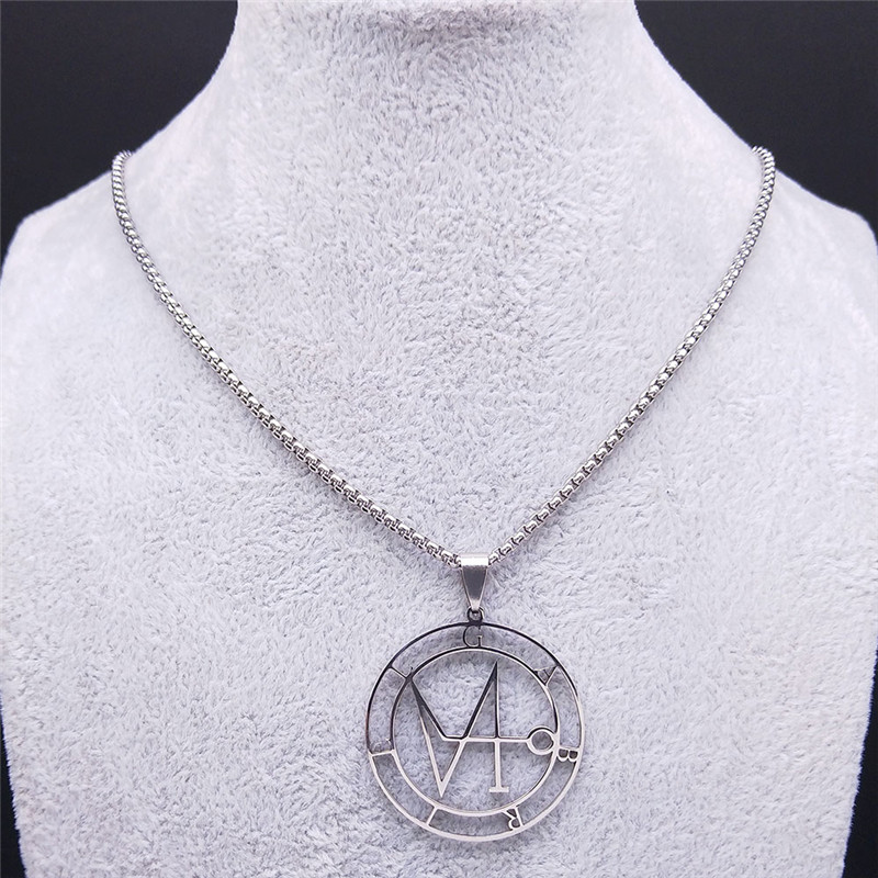 Colar de Aço Inoxidável com Si - Streetwear Brand Accessories avaliação e preço