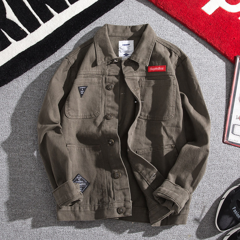 Jaqueta jeans 2021 outono inve - Streetwear Brand Denim avaliação e preço