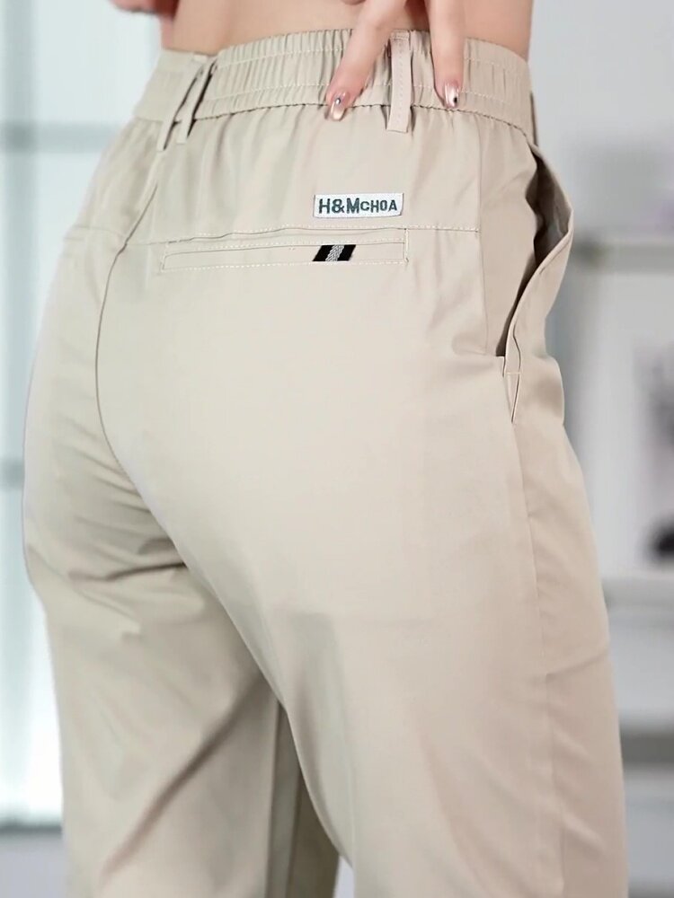 Calças Masculinas Casuais de V - Streetwear Brand Accessories avaliação e preço