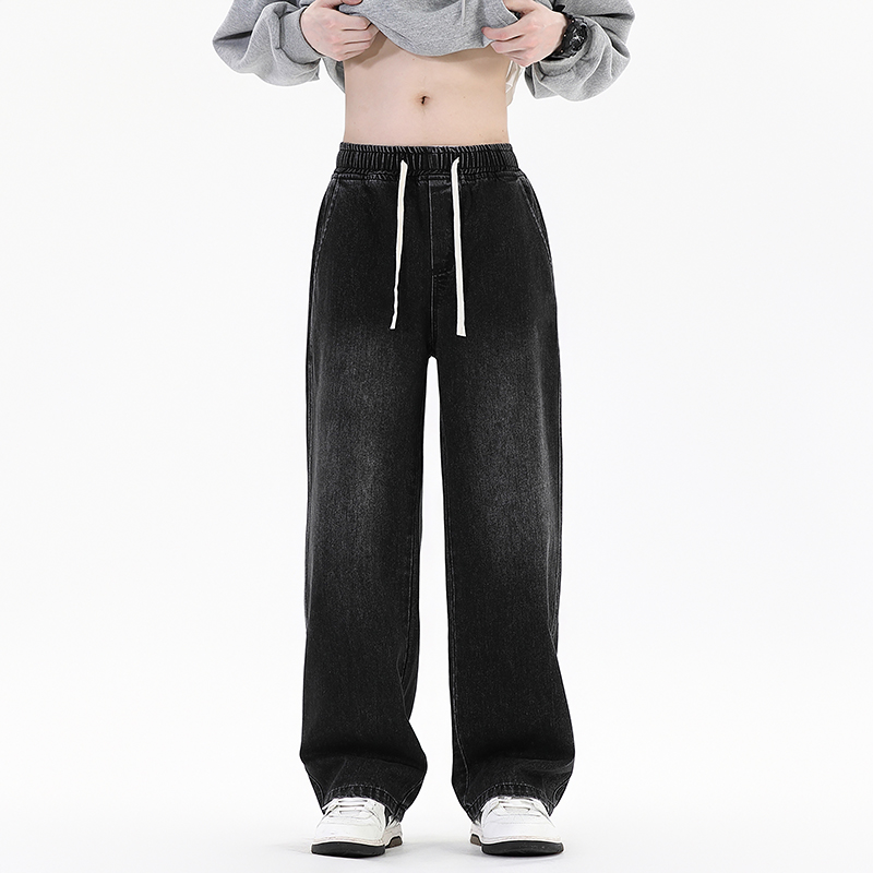 Calças Jeans Largas de Estilo  - Streetwear Brand Accessories avaliação e preço