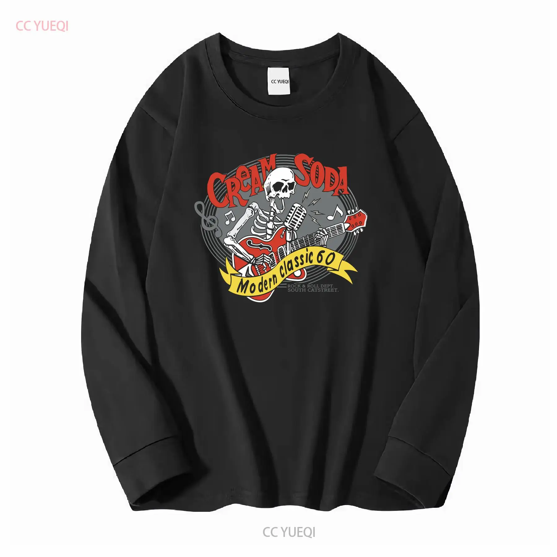 Creme soda rock roll t camisa  - Streetwear Brand For Men avaliação e preço